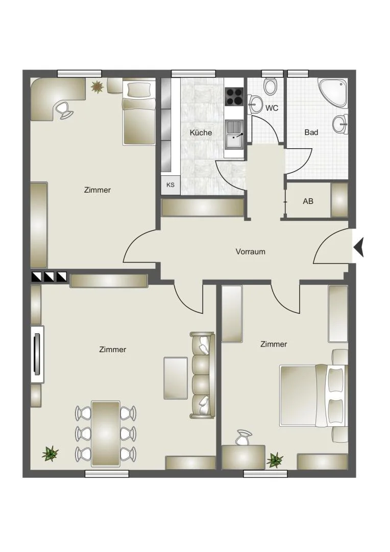 Wohnungsplan