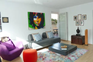 Stylische 2-Zimmer-Terrassenwohnung mit Tiefgarage im Andräviertel